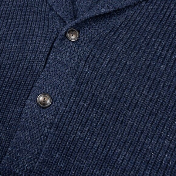 Polo by Ralph Lauren Navy Blue Cardigan Sweater - Picture 7 of 12